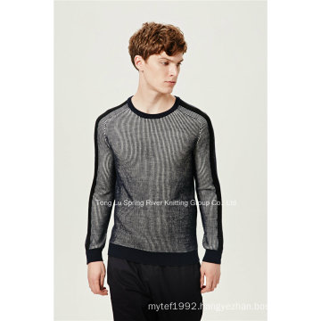 Ottoman Acrylic Wool Round Neck Knit Men Sweater